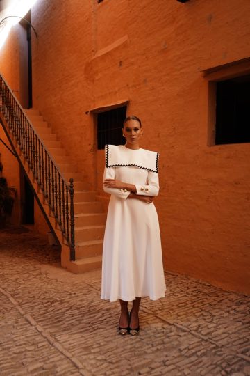 Vestido Tulipan Blanco