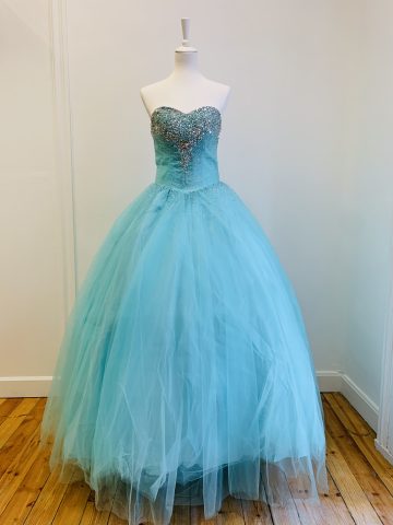 Vestido Quinceañera Turquesa