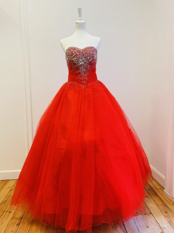 Vestido Quinceañera Rojo